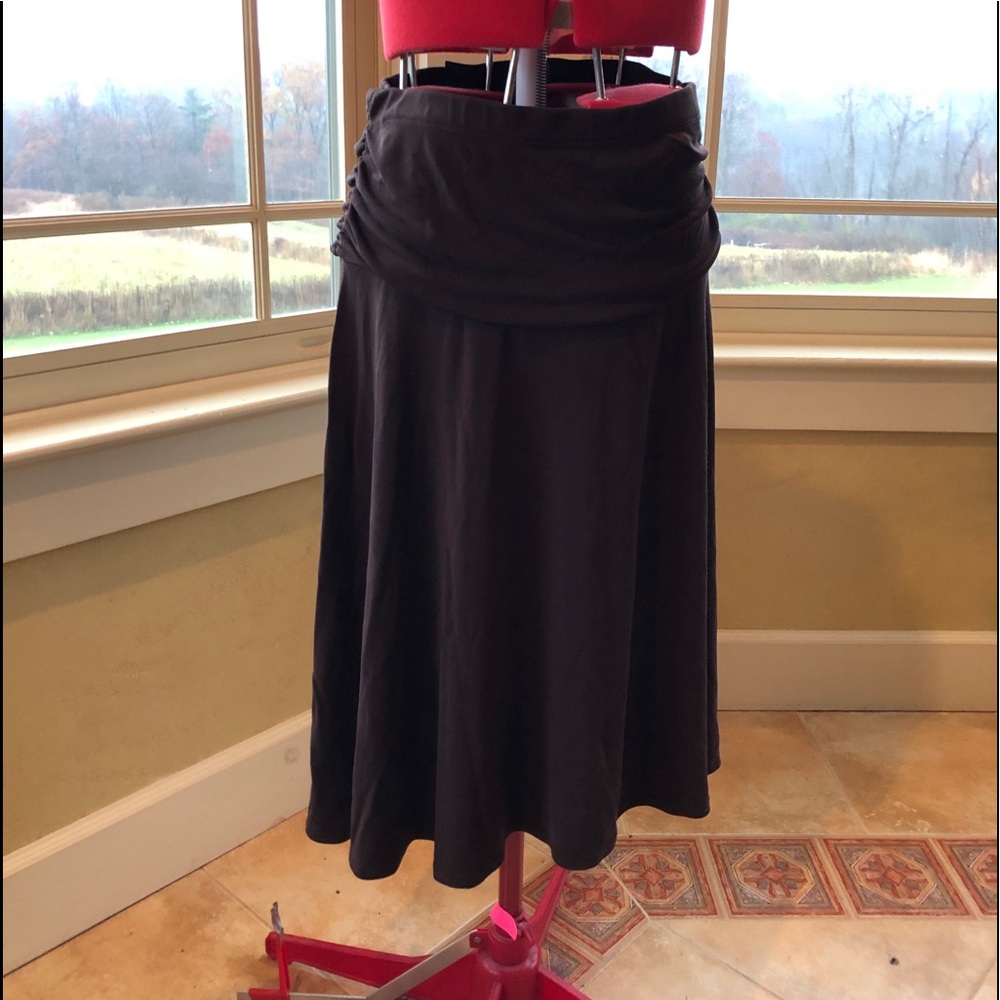 Willi Smith Brown A-kind skirt! Great flow & twirl